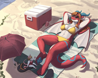 Rating: q
ID: 5700943
Date: 2025-07-11 04:32:34 -0400
Status: active
Score: 35
abs anthro beach beach_towel beach_umbrella beverage bikini breasts brown_hair chimeracauldron claws cleavage clothed clothing cooler countershading detailed_background dragon duo extreme_size_difference eyewear female footwear hair hi_res horn inner_ear_fluff lying macro mammal membrane_(anatomy) membranous_wings mouse multicolored_body multicolored_scales murid murine mythological_creature mythological_scalie mythology navel non-mammal_breasts non-mammal_navel on_back one-piece_swimsuit overweight overweight_anthro overweight_female parasol paws rodent sandals scales scalie shoes sitting size_difference slightly_chubby soda sunglasses swimwear toe_claws towel tuft two-piece_swimsuit white_body wings post #5700943