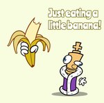 Rating: s
ID: 4782599
Date: 2024-05-14 11:20:32 -0400
Status: active
Score: 22
2024 absurd_res animate_inanimate armless banana banana_peel bitten_food blue_eyes chess_piece chibi clothed clothing cross-eyed derp_eyes dialogue disembodied_hand earless eating english_text exclamation_point food fruit glitch_productions gloves handwear hi_res holding_food holding_object humor king king_(chess) kinger_(tadc) living_chess_piece male mouthless narrowed_eyes noseless not_furry plant raised_hand robe round_eyes royalty sebvelaz shadow simple_background solo squint standing tan_body text the_amazing_digital_circus toony yellow_background post #4782599