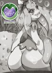 anthro big_butt butt dripping echinoderm fan_character female generation_7_pokemon madjoker mareanie marine nintendo pokemon pokemon_(species) pokemorph sharp_teeth smile solo teeth thick_thighs