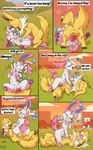 absurd_res anus backsack balls blush bodily_fluids bow_on_ear bow_ribbon butt comic cowgirl_position cum cum_in_pussy cum_inside dakota_(trepidfox) dialogue eeveelution embarrassed english_text feet female female_penetrated feral feral_on_feral from_front_position fuf fur generation_1_pokemon generation_6_pokemon genital_fluids genitals hi_res jolteon knotting looking_at_another looking_pleasured male male/female male_penetrating male_penetrating_female multicolored_body multicolored_fur nintendo nipples on_bottom on_top onomatopoeia pawpads paws penetration penile penile_penetration penis_in_pussy pink_body pink_fur pixel_(trepidfox) pokemon pokemon_(species) quadruped ribbons saliva sex soles sound_effects speech_bubble sylveon tail talking_feral teats teeth text toes two_tone_body two_tone_fur vaginal vaginal_fluids vaginal_knotting vaginal_penetration white_body white_fur yellow_body yellow_fur