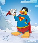 Rating: s
ID: 5589693
Date: 2025-05-22 00:11:39 -0400
Status: active
Score: 0
anthro avian beak belt bird black_hair blue_bodysuit blue_clothing blue_skinsuit bodysuit bottomwear cape clothing club_penguin crossover day dc_comics dog_puffle duo english_text feral fur hair hi_res krypto looking_at_viewer male on_model open_mouth outside pants penguin puffle red_bottomwear red_cape red_clothing red_pants short_hair skinsuit superman superman_(series) text tight_clothing unknown_artist upper_teeth_only what white_body white_fur yellow_belt yellow_body yellow_skin post #5589693