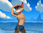 Rating: s
ID: 5603065
Date: 2025-05-27 19:48:36 -0400
Status: active
Score: 16
2024 anthro black_eyebrows black_nose blue_clothing blue_eyes blue_swimming_trunks blue_swimwear chest_tuft clothed clothed_anthro clothed_male clothing cloud colored countershading detailed_background digital_media_(artwork) domestic_cat eyebrows felid feline felis fingers fur grey_body grey_fur hi_res jaypinho lackadaisy male male_anthro mammal nature nature_background notched_ear pawpads pink_inner_ear portrait rocky_rickaby sea smile solo striped_arms striped_back striped_body striped_fur striped_legs stripes swimming_trunks swimwear tabby_cat tan_body tan_fur teeth three-quarter_portrait topless topless_anthro topless_male tuft water post #5603065