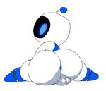 2024 antennae_(anatomy) anus astro_(astro_bot) astro_bot_(series) backsack balls barely_visible_anus blue_body butt flexible genitals humanoid looking_back machine male playstation rear_view robot robot_humanoid slem solo sony_corporation sony_interactive_entertainment splits spread_legs spreading white_body