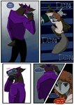 anthro antlers black_spots bottomwear brown_eyes clothed clothing clouded_leopard comic deer dialogue digital_media_(artwork) english_text felid female fingers frown fur furgonomics grey_body grey_fur grimart group hair horn jacket jonesy_hoovus_(grimart) kneeling looking_at_viewer male mammal markings marnie_(grimart) on_phone open_mouth pantherine red_hair rodent sciurid shirt simple_background skirt speech_bubble spots spotted_body spotted_fur standing straxus tail tail_through_skirt text topwear