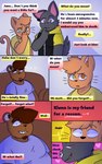 5:8 anthro bear brown_body clothed clothing comic dialogue digital_media_(artwork) domestic_cat ear_piercing english_text facial_hair facial_piercing felid feline felis fur grey_body grey_fur group hair heterochromia hi_res hybrid juno_(sleepywozzy) klenn_(sleepywozzy) male male/male mammal matt_(sleepywozzy) mature_anthro mature_male muscular muscular_male nose_piercing open_mouth orange_body orange_fur overweight overweight_anthro overweight_male pecs piercing red_eyes septum_piercing simple_background sleepywozzy smile speech_bubble text topwear trio