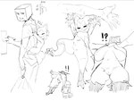 Rating: e
ID: 5567199
Date: 2025-05-12 15:09:37 -0400
Status: active
Score: 54
anthro biped bodily_fluids breasts duo exclamation_point eyebrows feet felid feline female feral fingers floragato generation_9_pokemon genital_fluids genitals humanoid larger_male looking_back male mammal meowscarada monochrome nintendo pawpads pokemon pokemon_(species) pussy quadruped question_mark rear_view simple_background size_difference skeleton265 spread_toes sprigatito standing sweat teeth text toes vaginal_fluids white_background post #5567199
