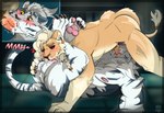 Rating: e
ID: 5635568
Date: 2025-06-11 15:47:10 -0400
Status: active
Score: 16
69_position anthro bodily_fluids claws cum cum_in_mouth cum_inside dislyte drinking drinking_cum duo felid feline fur genital_fluids hi_res icer_breaker javid_(dislyte) jin_qiu_(dislyte) lilith_games lion male male/male mammal oral pantherine red_eyes sex tiger white_body white_fur post #5635568