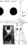 Rating: s
ID: 5383354
Date: 2025-02-19 10:36:12 -0500
Status: active
Score: 7
2020 2_horns 2_panel_comic 5:8 ambiguous_gender antennae_(anatomy) arthropod beetle biped black_body black_eyes black_text bretta_(hollow_knight) cloak clothing comic dialogue digital_media_(artwork) duo english_text exclamation_point female_(lore) hi_res hollow_knight horn insect motion_lines simple_background skeletorskeletonized standing team_cherry text the_knight_(hollow_knight) time_skip vessel_(species) weapon weapon_on_back white_background white_head post #5383354