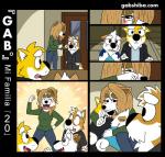 barefoot bodily_fluids brother_(lore) brothers_(lore) brown_body brown_fur brown_hair canid canine canis comforting comic crying domestic_dog facial_hair father_(lore) father_and_child_(lore) father_and_son_(lore) feet fur gab_(comic) gab_shiba gabshiba gaby_shiba gao_shiba hair hug mammal mother_(lore) mustache parent_(lore) parent_and_child_(lore) parent_and_son_(lore) shiba_inu shiro_shiba sibling_(lore) son_(lore) spitz tears text url white_body white_fur yellow_body yellow_fur