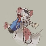 Rating: e
ID: 5565117
Date: 2025-05-11 17:31:12 -0400
Status: active
Score: 46
1:1 absurd_res ambiguous_gender anthro bdsm blindfold bodily_fluids bondage bound claws clothing collar contort_desire cuff_(restraint) duo electrocution electrostimulation gloves handwear hi_res lock male male/male mammal metal_collar murid murine open_mouth permanent piercing rat restraints rodent saliva sex_toy solo toilet_(contort_desire) tongue tongue_piercing tongue_piercing_pull torture toyification vibrator post #5565117