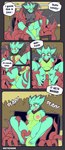 2024 animated animated_comic anthro anthro_penetrated anus blush bouncing_breasts breasts clothed clothing comic consentacles dialogue duo english_text female female_penetrated genitals green_body hi_res kobold mimic mimic_chest nipple_dip nipples onomatopoeia open_mouth penetration pussy scalie screws_(jackie_hiero) sex short_playtime simple_background sound_effects spread_legs spreading submissive submissive_female tail tentacle_sex tentacles text the_man tongue vaginal vaginal_penetration yellow_eyes