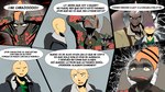 16:9 4k absurd_res anon_(snoot_game) anthro bald biped bodily_fluids bone_frill brown_body brown_hair brown_scales cavemanon_studios clothed clothing colored comic comic_panel dialogue duo_in_panel eyeless faceless_character faceless_human faceless_male female floral_clothing floral_pattern floral_print frill_(anatomy) fuegosonic93 glaring glaring_at_another goodbye_volcano_high grabbing_head green_clothing green_shirt green_topwear grey_body grey_clothing grey_jacket grey_scales grey_topwear group hair hand_on_head hi_res human jacket light-skinned_male light_body light_skin male mammal membrane_(anatomy) membranous_wings naser_(gvh) open_mouth orange_body orange_eyes prehistoric_species pterodactylus pterosaur reptile ripley_(snoot_game) scales scalie scared shirt snoot_game snout solo_in_panel spanish_text speech_bubble surprise surprised_expression sweat text topwear trio wide_eyed widescreen wings yellow_eyes