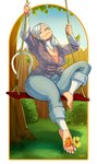 Rating: s
ID: 4824862
Date: 2024-06-02 20:04:05 -0400
Status: active
Score: 58
2024 5_fingers 5_toes anthro barefoot between_toes big_breasts border bottomwear breasts cleavage clothed clothing collared_shirt colored_nails denim denim_bottomwear denim_clothing digit_ring dress_shirt feet female fence fingers flower fur grass hair haplorhine hi_res jeans jewelry long_hair lydia_(redustheriotact) mammal mature_female monkey nails necklace one_eye_closed outside pants plant primate rayjay ring rolled_up_pants shirt shrub signature sitting smile solo swingset tail thick_thighs toes topwear tree wedding_ring white_body white_fur white_hair white_nails wide_hips post #4824862