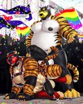 2023 4:5 abs accessory age_difference all_fours animal_mask anthro anthro_on_anthro areola asyr balls bdsm biceps big_penis biped black_body black_fur bodily_fluids body_hair brown_body brown_fur brown_stripes chaps cock_ring collar confetti cum cumshot daddy_kink dialogue digital_media_(artwork) dominant dream_and_nightmare duo ejaculation english_text erection eyebrows father_(lore) father_and_child_(lore) father_and_son_(lore) felid foreskin fur genital_fluids genitals glans good_boy hands-free happy_trail harness hi_res hiked_leg humanoid_genitalia humanoid_penis incest_(lore) intraspecies jewelry kink_pride_colors leash leashed_collar lgbt_pride lgbt_pride_month linked_nipples male male/male mammal mask muscular muscular_anthro muscular_dom muscular_male muscular_sub muscular_thighs navel night_(dream_and_nightmare) nipple_chain nipples orange_body orange_fur orgasm outside overweight overweight_anthro overweight_male pantherine parent_(lore) parent_and_child_(lore) parent_and_son_(lore) partially_retracted_foreskin pecs penis penis_accessory penis_jewelry petplay precum pride_color_flag pride_colors public public_nudity pup_mask pup_pride_colors puppyplay quads rainbow_pride_colors raised_leg roleplay six-stripe_rainbow_pride_colors son_(lore) speech_bubble standing striped_body striped_fur stripes submissive submissive_male tail talking_to_another talking_to_partner tan_body tan_fur text thick_thighs tiger tongue tongue_out vein veiny_penis white_body white_fur