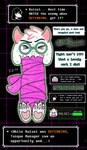 Rating: q
ID: 4925273
Date: 2024-07-17 16:44:16 -0400
Status: active
Score: 18
absurd_res anthro arms_tied barefoot bdsm blush blush_lines bondage bound bovid caprine captured deltarune devluca17 dialogue distressed english_text feet hi_res legs_tied male mammal mummified paws ralsei restrained restrained_arms restrained_legs shoeless speech_bubble susie_(deltarune) text undertale_(series) post #4925273