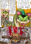 2014 angry anthro better_late_than_never blood bodily_fluids comic daigaijin death decapitation dialogue dreamworks english_text female feral gore group kung_fu_panda male mammal master_viper murid murine painting_(artwork) rat reptile rodent scalie snake speech_bubble text traditional_media_(artwork) viper watercolor_(artwork)