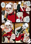 anthro clothed clothing comic crossdressing dialogue english_text generation_5_pokemon genitals hi_res husdur male male/male nintendo oshawott pokemon pokemon_(species) profanity public public_sex sex text zorua