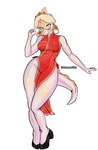 Rating: q
ID: 5602789
Date: 2025-05-27 17:18:35 -0400
Status: active
Score: 11
2025 5_fingers absurd_res anthro artist_name asian_clothing blonde_hair blush bone_frill breasts cavemanon_studios chinese_clothing chinese_dress clothed clothing crown curvy_figure dannoartista digital_drawing_(artwork) digital_media_(artwork) dinosaur dress ear_piercing ear_ring east_asian_clothing eyelashes eyewear female fingers footwear frill_(anatomy) glasses glistening glistening_body glistening_scales goodbye_volcano_high hadrosaurid hair headgear hi_res high_heels long_tail looking_at_viewer multicolored_body multicolored_scales naomi_(gvh) no_underwear orange_body orange_scales ornithischian ornithopod parasaurolophus piercing pink_body pink_scales prehistoric_species red_clothing red_dress reptile ring_piercing scales scalie shoes short_hair signature simple_background snoot_game solo spiked_tail spikes spikes_(anatomy) tail teal_eyes text thick_thighs tiara two_tone_body two_tone_scales white_background post #5602789