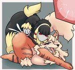 absurd_res anthro arcanine august_(shrimpyviola) big_breasts bodily_fluids breasts cum cum_in_pussy cum_inside duo female flofluffy furfrou generation_1_pokemon generation_6_pokemon genital_fluids heart_symbol hi_res impregnation leash male male/female nintendo penetration pokemon pokemon_(species) tail tongue tongue_out vaginal vaginal_penetration vior