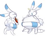 Rating: q
ID: 5114059
Date: 2024-10-14 10:44:54 -0400
Status: active
Score: 60
2024 2024_pokemon_gigaleak ambiguous_gender anthro belly belly_expansion beta_pokemon_(species) beta_pokemon_games beverage big_belly bloated blue_ear_tips blue_mouth blush cola colored creaking digital_media_(artwork) dipstick_ears duo ear_markings empty_bottle expansion eyes_closed gummyfruitcup hi_res holding_beverage holding_object huge_belly inflatable inflation inner_tube lagomorph mammal motion_lines multicolored_ears nintendo onomatopoeia open_mouth open_smile pokemon shaded simple_background smile soda soda_bottle soda_inflation sound_effects tail text warabbit white_background white_body white_ears white_tail post #5114059