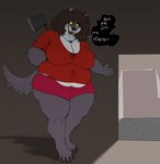 Rating: q
ID: 5366833
Date: 2025-02-11 17:52:58 -0500
Status: active
Score: 11
2025 alexia_(azathura) anthro axe azathura beckoning belly belly_overhang big_belly big_breasts bodily_fluids breasts canid canine canis cleavage clothed clothing concealed_weapon crazy_eyes drooling english_text female gesture hi_res huge_breasts jewelry looking_at_viewer mammal necklace overweight overweight_anthro overweight_female saliva solo text thick_thighs wide_eyed wide_hips wolf post #5366833