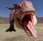 ambiguous_gender blue_sky_studios cronan55 dinosaur feral hi_res ice_age_(series) looking_at_viewer momma_(ice_age) mouth_shot open_mouth prehistoric_species reptile scalie solo theropod throat tongue tongue_out tyrannosaurid tyrannosauroid tyrannosaurus tyrannosaurus_rex uvula