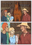 absurd_res after_transformation comic contract english_text equid equine farm farmer female group hi_res human male mammal romantic romantic_couple splashtf text transformation url