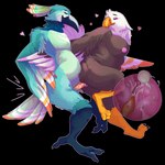 1:1 accipitrid accipitriform alpha_channel anthro avian bald_eagle bird bodily_fluids breasts cum cum_inside duo eagle ejaculation female from_behind_position genital_fluids hi_res impregnation male male/female ovum romantic sea_eagle serialdad sex simple_background sperm_cell toucan toucanette