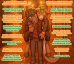 anthro asinus choko_(chokodonkey) chokodonkey cigarette comic conditional_dnp danny_(lizardpuke) dialogue donkey duo english_text equid equine hi_res lizard male male/male mammal outside reptile scalie speech_bubble street suggestive_dialogue text