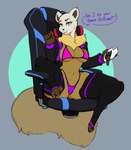 Rating: q
ID: 5212749
Date: 2024-11-29 15:57:55 -0500
Status: active
Score: 18
absurd_res anthro artz bikini chair claws clothing colored_edge_bikini controller domestic_ferret english_text female furniture game_controller gaming_chair hi_res legwear looking_at_viewer mammal mostly_nude multi_nipple mustelid musteline navel nipples sitting solo spread_legs spreading swimwear text triangle_bikini true_musteline two-piece_swimsuit weasel post #5212749