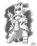 2024 5_fingers :< amy_rose anthro ball_joints bionic_eye bionics caliburn clothing cybernetic_arm cybernetic_eye cybernetic_leg cybernetic_limb cybernetic_torso cybernetics cyborg dress eulipotyphlan female fingers fusion greyscale hardtones hedgehog hi_res holding_object holding_weapon lady_of_the_lake_(sonic_and_the_black_knight) machine mammal melee_weapon monochrome netflix pseudo_clothing robot rusty_rose sega signature simple_background solo sonic_and_the_black_knight sonic_prime sonic_storybook_series sonic_the_hedgehog_(series) standing sword weapon white_background