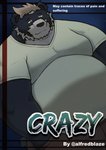 2020 absurd_res alfredblaze anthro bear belly big_belly black_body black_fur black_nose bottomwear clothing comic cover cover_art cover_page english_text fur hand_in_pocket hi_res male mammal moobs overweight overweight_anthro overweight_male pants pockets roy_blake shirt short-faced_bear solo spectacled_bear text topwear yellow_eyes