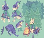 Rating: s
ID: 4717813
Date: 2024-04-13 08:40:10 -0400
Status: active
Score: 13
1_horn 2020 3_fingers absurd_res anthro armor arthropod bandage bandaged_leg barefoot beetle blue_clothing blue_mask bonfire cape cc-by-nc clothed clothing colored cooking creative_commons dot_eyes duo elemental_creature elemental_humanoid evergreen_tree feet feral fingers fire forest fungi_fauna fungi_humanoid fungus graskip grass green_background green_cape green_clothing hi_res holding_object holding_stick holding_weapon horn humanoid imminent_death insect leaf looking_at_fire looking_away male mask mask_off mask_on_head monster monstrous_humanoid mushroom mushroom_humanoid nature nature_background pine_tree plant pouch_(clothing) rhinoceros_beetle scarabaeid shaded simple_background simple_eyes sitting sitting_on_log stick tail tree unknown_species unusual_weapon walking weapon white_body post #4717813