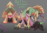 Rating: e
ID: 5660687
Date: 2025-06-22 15:35:30 -0400
Status: active
Score: 19
absurd_res anal anal_penetration anthro balls birthday bodily_fluids butt canid canine clothing cum cum_inside cum_on_ground dialogue digital_media_(artwork) duo eeveelution ejaculation erection espeon feral from_front_position fur generation_2_pokemon generation_7_pokemon genital_fluids genitals hair hat headgear headwear hi_res imminent_facial knot lycanroc male male/male male_penetrated male_penetrating male_penetrating_male mammal mating_press midnight_lycanroc nintendo open_mouth orgasm party_hat penetration penile penis pokemon pokemon_(species) sex simple_background size_difference smile tail text the_line_goat tongue tongue_out post #5660687