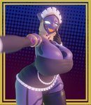 3d_(artwork) absurd_res big_breasts breasts butt camera clothing digital_extremes digital_media_(artwork) female glowing glowing_eyes hi_res holding_camera holding_object huge_breasts humanoid legwear looking_at_viewer maid_uniform open_mouth photo selfie small_waist solo spacetato_(artist) teeth tencent thick_thighs thigh_highs tight_clothing uniform warframe white_eyes wide_hips wisp_(warframe)