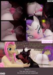 3d_(artwork) animal_genitalia anthro anthro_on_feral anthrofied balls bestiality big_breasts blue_eyes blush bodily_fluids breasts canid canine canis cum cutie_mark digital_media_(artwork) domestic_dog duo english_text equid erection female female_penetrated feral fluttershy_(mlp) friendship_is_magic genital_fluids genitals group hair hasbro hi_res horn livestream male male/female male_penetrating mammal my_little_pony nipples nude penetration penile penis pink_hair rarity_(mlp) sbxn sex size_difference source_filmmaker_(artwork) streaming text