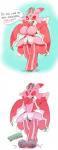 Rating: q
ID: 1669864
Date: 2018-10-03 01:45:23 -0400
Status: active
Score: 102
2018 4_wings antennae_(anatomy) anthro arthropod big_breasts biped blade_arm bowling_ball breast_expansion breasts comic compound_eyes dialogue digital_media_(artwork) english_text expansion fake_breasts female flat_chested generation_7_pokemon hi_res huge_breasts humor insect insect_wings looking_at_viewer lurantis markings master multi_wing multicolored_body nintendo non-mammal_breasts open_mouth ownership pink_body pink_eyes pink_sclera pink_wings pokemon pokemon_(species) pseudo_clothing pseudo_pupils question question_mark simple_background solo speech_bubble standing striped_body stripes text unknown_artist wings yes-no_question post #1669864
