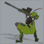 Rating: q
ID: 3908912
Date: 2023-03-04 23:58:10 -0500
Status: active
Score: 113
1_eye 2022 absurd_res ambiguous_gender antennae_(anatomy) armless armor artist_name biped breastplate butt cannon crouching featureless_feet feet flat_colors full-length_portrait green_armor green_body grey_background gun head_cannon hi_res living_machine looking_at_viewer looking_back looking_back_at_viewer machine methados new_blood_interactive pink_eyes pink_light portrait ranged_weapon rear_view robot sentry_(ultrakill) shadow simple_background solo text ultrakill weapon post #3908912