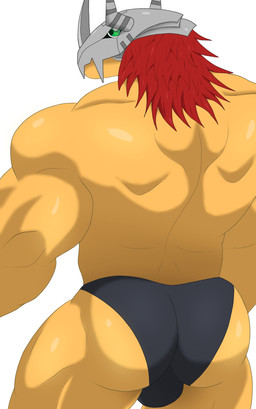 Rating: q
ID: 5567632
Date: 2025-05-12 18:11:09 -0400
Status: active
Score: 9
absurd_res anthro armor back_muscles bandai_namco butt clothing digimon digimon_(species) drakorg green_eyes hair headgear helmet hi_res horn horned_helmet long_hair male muscular muscular_anthro muscular_male orange_body red_hair solo underwear wargreymon post #5567632
