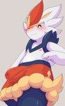 Rating: e
ID: 5579169
Date: 2025-05-17 16:20:36 -0400
Status: active
Score: 41
2025 anthro blue_body blush bulge cinderace clothed clothing collarbone fur generation_8_pokemon hi_res lagomorph male mammal nintendo nipples pokemon pokemon_(species) popkage pupils red_eyes solo white_arms white_body white_ears white_fingers white_fur white_hands white_pupils post #5579169