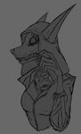 Rating: q
ID: 5384764
Date: 2025-02-19 23:06:28 -0500
Status: active
Score: 12
4_eyes absurd_res anthro big_ears bone bracelet canid canine canis clothed clothing digital_media_(artwork) exposed_bone female flesh gore guide_lines hi_res hood horror_(theme) jackal jewelry lipless mammal monochrome multi_eye mutation notched_ear rib_cage rotting scar sketch sketch_page sketchy solo spine teeth the_dark_skull wounded zipper post #5384764
