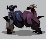Rating: q
ID: 5593315
Date: 2025-05-23 17:37:39 -0400
Status: active
Score: 7
2021 80sarchosaur absurd_res after_vore anthro avian belly big_belly bird blue_body corvid corvus_(genus) crow grey_background group hi_res male oscine overweight passerine raven red_eyes simple_background vore post #5593315