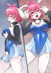 Rating: e
ID: 5596030
Date: 2025-05-24 21:21:08 -0400
Status: active
Score: 52
after_transformation anthro armwear big_butt blue_clothing blue_leotard bodily_fluids breast_expansion breast_grab breasts butt claws clothing collar crying detached_sleeves drooling expansion fan_character female fur gender_transformation grabbing_genitals hair hand_on_breast hi_res lagomorph leotard leporid mammal mtf_transformation open_mouth pink_hair rabbit rabbit_ears red_eyes saliva scut_tail shocked short_tail solo species_transformation sweat sweatdrop tail tears toribako transformation white_body white_fur post #5596030