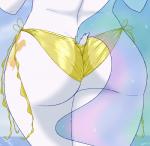 2015 anthro butt butt_shot clothing conditional_dnp digital_media_(artwork) equid equine female friendship_is_magic hasbro hi_res horse mammal my_little_pony panties pony princess_celestia_(mlp) skoon solo swimwear underwear