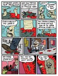 Rating: s
ID: 5485618
Date: 2025-04-06 03:32:51 -0400
Status: active
Score: -1
11_panel_comic 2012 ambiguous_gender angry anthro argument armchair arthropod avian bird black_text blood blue_background bodily_fluids border canid canine canis chair comic corpse dialogue domestic_dog english_text feral flexing flexing_bicep furniture gesture gunshowcomic hand_gesture human humor insect inside kc_green larva maggot male mammal musical_note musical_symbol one_eye_closed outside pointing quadruped sidewalk simple_background singing sitting sound_effects speech_bubble sweat sweatdrop symbol text threatening threatening_violence white_border wink x_eyes post #5485618