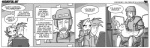 Rating: s
ID: 307216
Date: 2013-03-21 14:50:59 -0400
Status: active
Score: 3
anthro armor arthur_mathews comic computer conditional_dnp dialogue domestic_cat duo electronics english_text eyewear felid feline felis female greyscale hair headgear helmet human james_cameron jollyjack kat_vance laptop male mammal monochrome pool_float sequential_art text video_call post #307216