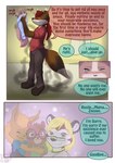 2015 abuse anthro babystar bad_parenting biped blue_onesie bodily_fluids border canid canine canis child_abuse clothing comic crying detailed_background dialogue digital_media_(artwork) eeveelution english_text eyes_closed eyewear female flareon fox front_view fur gemma_polson generation_1_pokemon glasses group hair hi_res humiliation hybrid imminent_death jack_murdock lifted_by_neck male mammal nicole_murdock nintendo onesie pokemon pokemon_(species) rasile_murdock red_clothing red_shirt red_t-shirt red_topwear rodent sciurid shirt side_view size_difference sobbing speech_bubble standing strangling t-shirt tears text topwear tree_squirrel violence white_border wolf young young_anthro zeezee_murdock