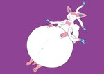 absurd_res ambiguous_gender ambiguous_prey arm_tuft belly belly_grab belly_tuft big_belly bow_accessory bow_ribbon cheek_tuft chest_tuft ear_tuft eeveelution elbow_tuft eyes_closed facial_tuft female female_pred feral feral_pred fur game_freak generation_6_pokemon hands_on_belly hands_on_own_belly head_tuft hi_res lying mandro22 multicolored_body multicolored_fur navel navel_outline navel_tuft nintendo obese obese_female obese_feral on_back overweight overweight_female overweight_feral pokemon pokemon_(species) satisfaction satisfied satisfied_look shoulder_tuft solo sylveon tail tuft unseen_prey vore