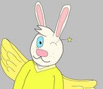 Rating: s
ID: 5605323
Date: 2025-05-28 19:28:19 -0400
Status: pending
Score: 5
angel angel_gabby angel_hare anthro blue_eyes clothed clothing female freckles fully_clothed fur grey_background hare hi_res lagomorph leporid mammal mediocracy one_eye_closed robe simple_background solo the_east_patch white_body white_fur wings wink yellow_clothing yellow_robe post #5605323