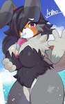 Rating: s
ID: 5625497
Date: 2025-06-06 22:49:41 -0400
Status: active
Score: 24
5:8 absurd_res anthro arumo between_breasts beverage beverage_between_breasts beverage_can big_breasts black_body black_fur black_hair blush blush_lines breasts clothed clothing container detailed_background drinking drinking_straw female fluffy freckles fur fur_clothing gesture grey_body grey_fur hair hair_over_eye hand_on_breast hi_res holding_breast huge_thighs kemono lagomorph leporid long_ears looking_at_viewer mammal markings multicolored_body neck_tuft neoma_(lynxafterd4rk) nervous nude object_between_breasts orange_body orange_fur pseudo_clothing rabbit sea short_stack shy solo standing thick_thighs tuft water waving wide_hips post #5625497